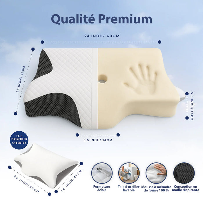 Oreiller Endorma - Soulagement cervical