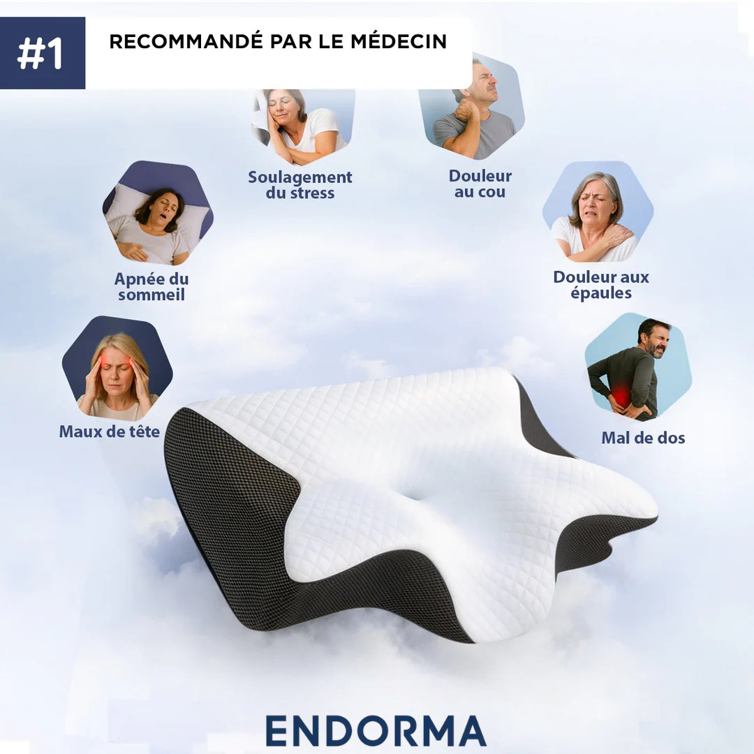 Oreiller Endorma - Soulagement cervical