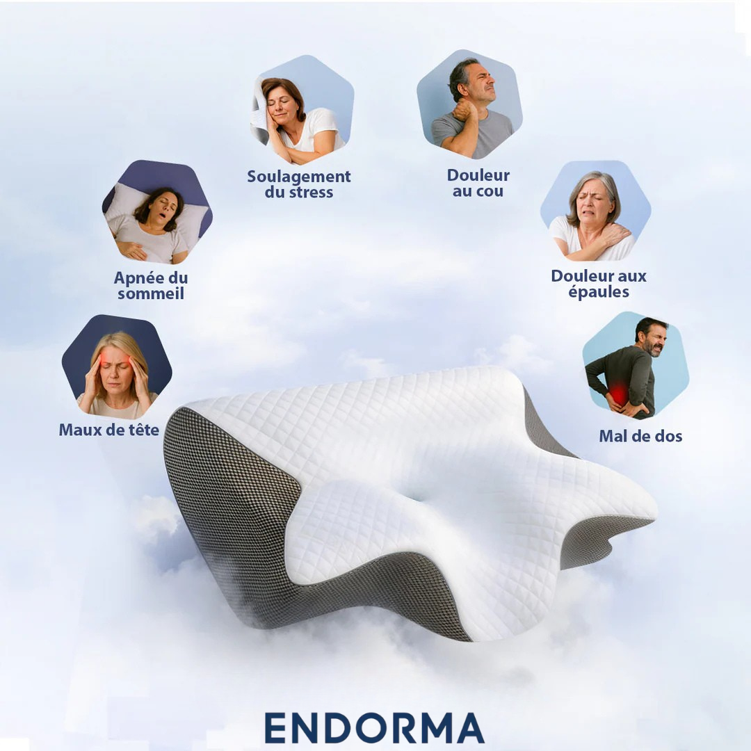 Oreiller Endorma - Soulagement cervical
